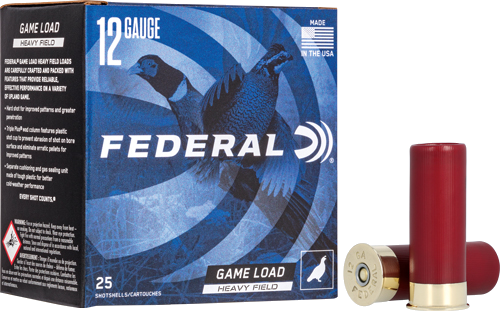 Federal Game Shok 12 Gauge #5 Shot Ammunition – 25 Rounds