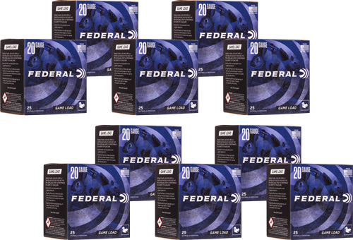 Federal Game Load 20 Gauge #7.5 Shot Ammunition
