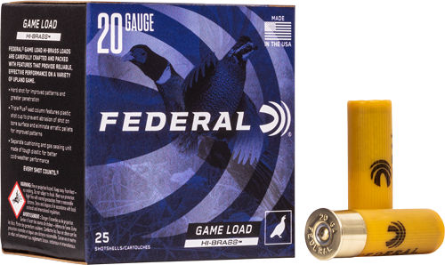 Federal Game Load 20 Gauge #5 Shot Ammunition – 25 Rounds