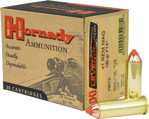 Hornady Leverevolution 190 Grain Ammunition – 20 Rounds