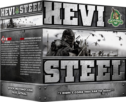 Hevi-Shot Heavy Steel 12 Gauge #2 Shot Ammunition – 25 Rounds