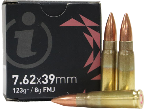 Igman 7.62x39 123 Grain Full Metal Jacket Ammunition – 15 Rounds