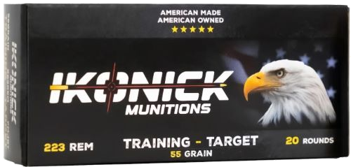 Ikonick Usa .223 Rem 55 Grain Full Metal Jacket Ammunition – 20 Rounds