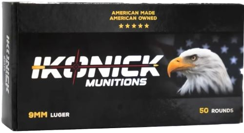 Ikonick Usa 9mm 147 Grain Full Metal Jacket Ammunition – 50 Rounds
