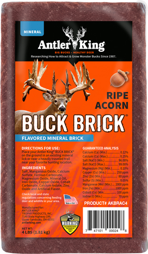 Antler King Ripe Acorn Buck Brick Mineral 4