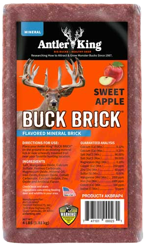 Antler King Sweet Apple Buck Brick Mineral 4