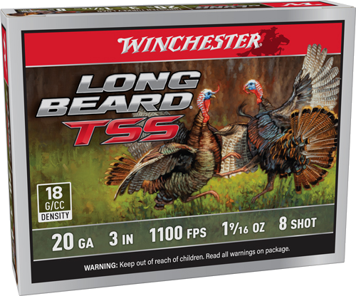 Winchester Long Beard Tss 20 Gauge #8 Shot Ammunition – 5 Rounds