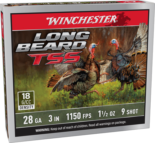 Winchester Long Beard Tss 28 Gauge #9 Shot Ammunition – 5 Rounds