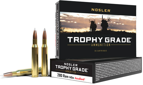 Nosler Bullets Trophy 140 Grain Ammunition – 20 Rounds