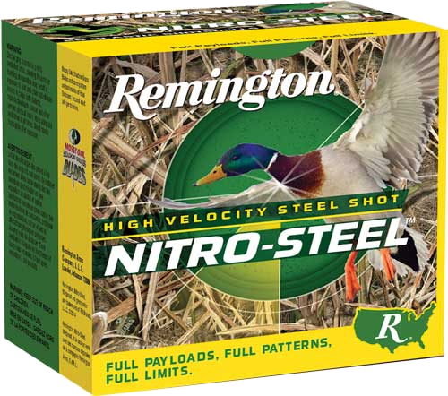 Remington Nitro-Steel 12 Gauge #3 Shot Ammunition – 25 Rounds