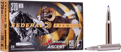 Federal .270 Win 136 Grain Ammunition – 20 Rounds