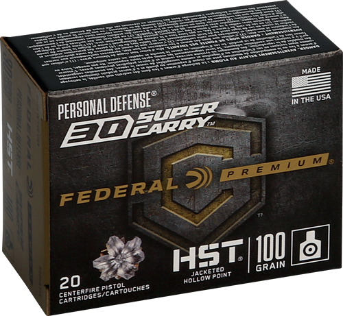 Federal 30 Super Carry 100 Grain Jacketed Hollow Point Ammunition – 20 Rounds