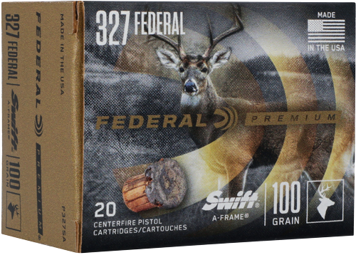 Federal Premium 327 100 Grain Jacketed Hollow Point Ammunition – 20 Rounds