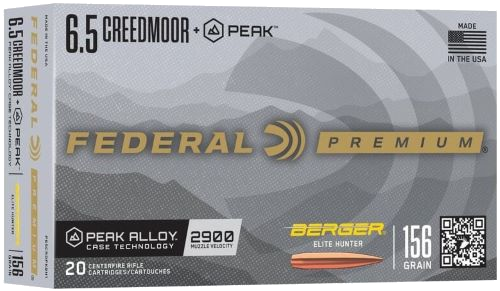 Federal Elt Hntr Peak 6.5 Creedmoor Ammunition – 20 Rounds