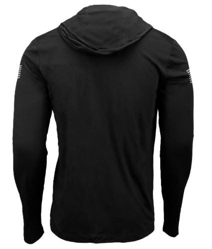 Glock Hooded Performance Long Sleeve Shirt Lg