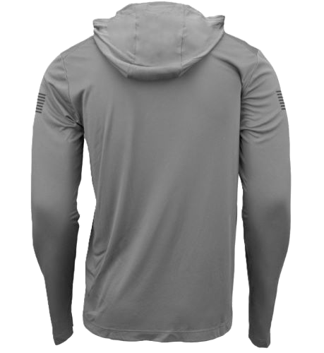 Glock Hooded Performance Long Sleeve Shirt XL – Grey