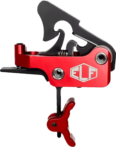 Elftmann Tactical Apex Pro AR Pltfrms Curved 2.75-7 lb Trigger – Red