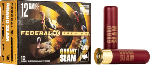 Federal Grand Slam 12 Gauge #4 Shot Ammunition – 10 Rounds