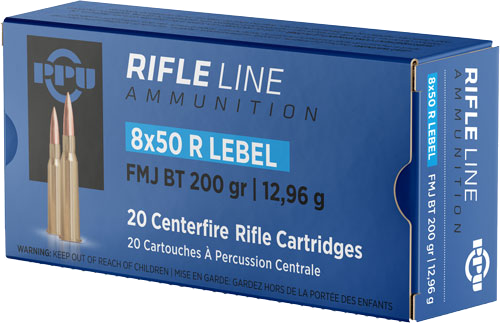 Ppu 8x50r Lebel 200 Grain Full Metal Jacket Ammunition – 20 Rounds