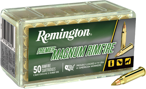 Remington .22 Magnum 33 Grain Ammunition – 50 Rounds