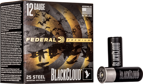 Federal Black Cloud 12 Gauge #3 Shot Ammunition – 25 Rounds