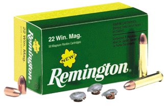 Remington .22 Magnum 40 Grain Ammunition – 50 Rounds