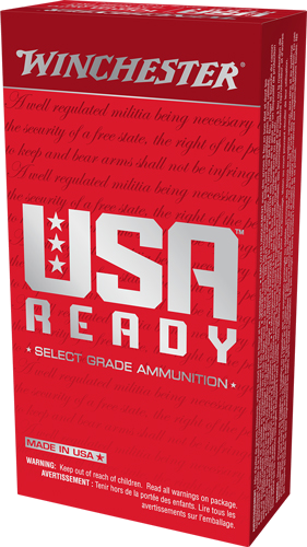 Winchester USA Ready 10mm 180 Grain Full Metal Jacket Ammunition – 50 Rounds