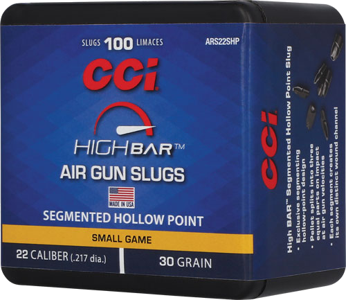 Cci High Bar Air Pellets 22 30 Grain HP Box