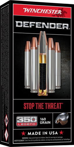 Winchester Defender 350 Legend .350 Legend 160 Grain Hollow Point Ammunition – 20 Rounds