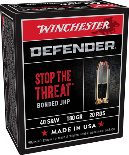 Winchester Supreme Elite .40 S&W 180 Grain Ammunition – 20 Rounds
