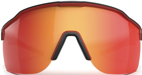 Glock Tactical Glasses Safe Action Black Mirror Lens – Red