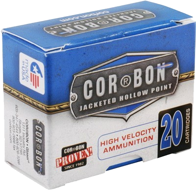 CorBon 165 Grain Jacketed Hollow Point Ammunition – 20 Rounds