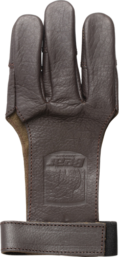 Bear Archery Leather Shooting Glove 3-Finger Ambidextrous XL