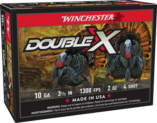 Winchester Double-X 10 Gauge #4 Shot Ammunition – 10 Rounds