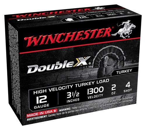 Winchester Double-X 12 Gauge #4 Shot Ammunition – 10 Rounds