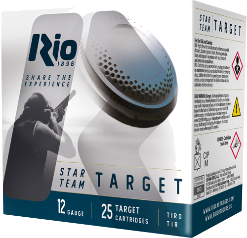 Rio Ammunition Star Team 12 Gauge #8 Shot Ammunition – 250 Rounds
