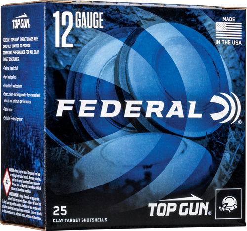 Federal Top Gun 12 Gauge #7.5 Shot Ammunition – 250 Rounds