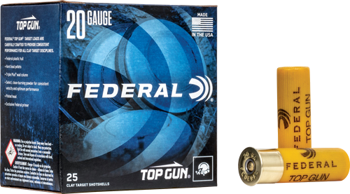 Federal Top Gun 20 Gauge #8 Shot Ammunition – 250 Rounds