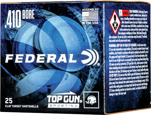 Federal Top Gun 410 2.5" 1/2 oz 8 #8 Shot Ammunition – 250 Rounds