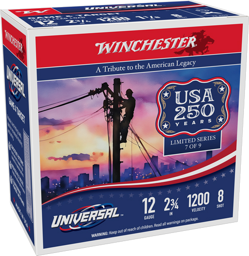 Winchester Light Target 12 Gauge #8 Shot Ammunition – 200 Rounds