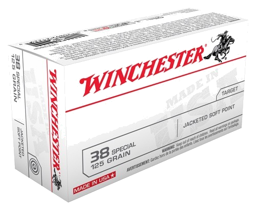 Winchester USA .38 Special 125 Grain Ammunition – 50 Rounds