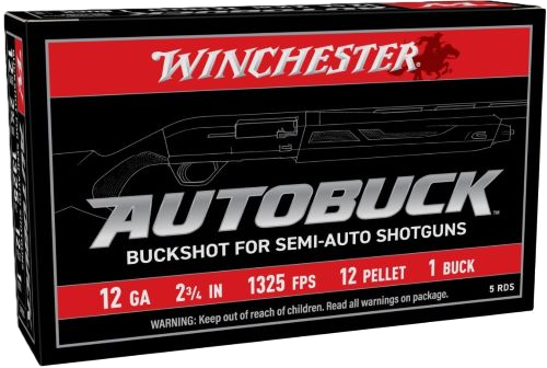 Winchester Suprx 12 Gauge BUCKSHOT Ammunition – 5 Rounds