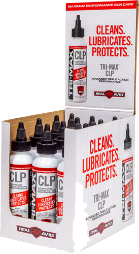 Real Avid Tri-Max CLP Gun Wipe 4 oz. 12-Piece. Display