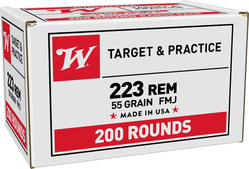 Winchester USA .223 Rem 55 Grain Full Metal Jacket Ammunition – 800 Rounds