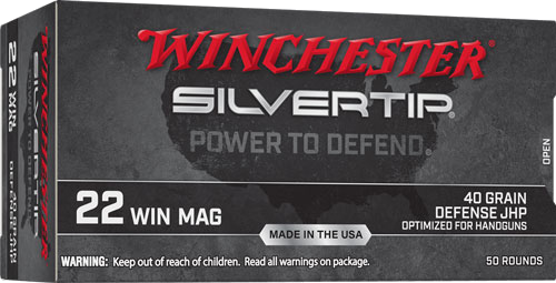 Winchester Silvertip .22 Magnum 40 Grain Ammunition – 50 Rounds