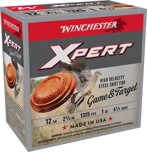 Winchester Xpert Steel 12 Gauge #6.5 Shot Ammunition – 25 Rounds