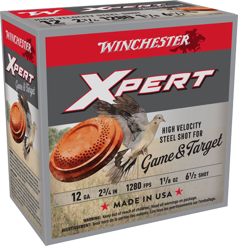 Winchester Xpert Steel 12 Gauge #6.5 Shot Ammunition – 25 Rounds