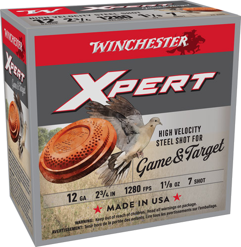 Winchester Xpert Steel 12 Gauge #7 Shot Ammunition – 25 Rounds
