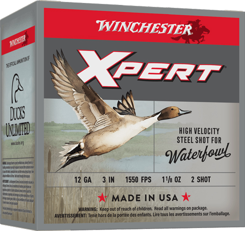 Winchester Xpert Steel 12 Gauge #2 Shot Ammunition – 25 Rounds