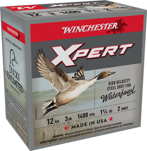 Winchester Xpert Steel 12 Gauge #2 Shot Ammunition – 25 Rounds